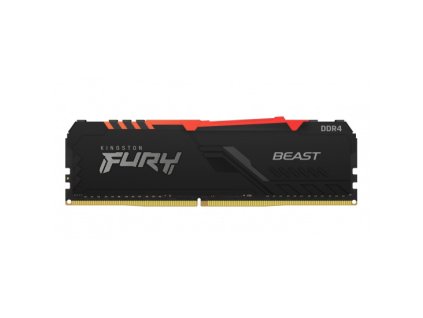 Kingston FURY Beast/DDR4/16GB/3600MHz/CL18/1x16GB/RGB/Black