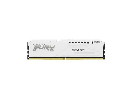 KINGSTON DIMM DDR5 32GB 5200MT/s CL40 FURY Beast Bílá XMP