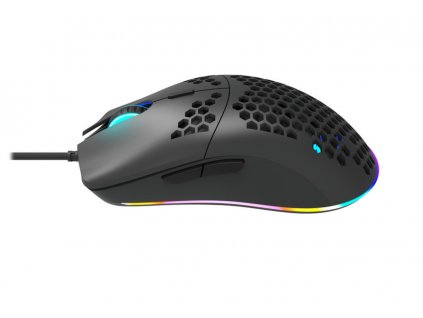 Canyon GM-11, Puncher herná myš, drôtová, optická, 800/1600/2400/4200, 7 progr. tlač, Pixart, RGB podsviet., čierna