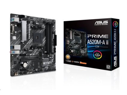 ASUS PRIME A520M-A II/CSM/AM4/mATX