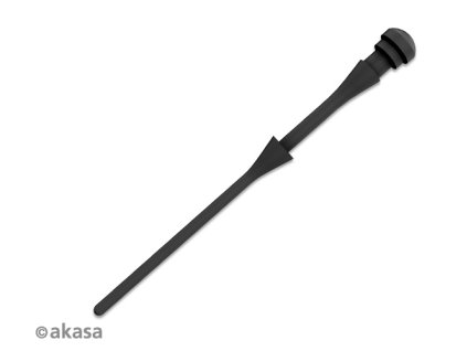 Akasa protivibračné spony na ventilátory (60ks) čierne