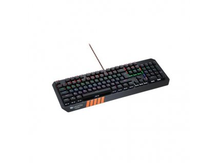 Canyon GK-6, Hazard herná klávesnica, USB, mechanická, LED podsvietenie 20 režimov, EN klávesy