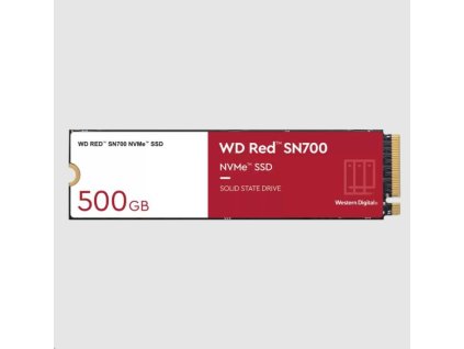 WD RED NVMe SSD 500GB PCIe SN700, Geb3 8GB/s, (R:3430/W:2600 MB/s) TBW 1000