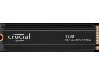 CRUCIAL T700 1TB PCIe Gen5 NVMe M.2 SSD (r11700MB/s, w9500MB/s) s chladičom