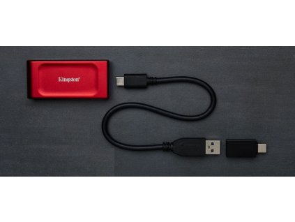 Kingston 2TB externý SSD XS1000 Series USB 3.2 Gen 2x2, ( r1050 MB/s, w1000 MB/s )