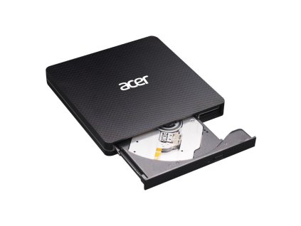 ACER Portable DVD Writer, USB 3.5 + Type-C 3.0, 140 x 142 x 17mm, burn speed CD-R: 24X CD-RW: 16X ,DVD-R,8X, DVD-RW 6X