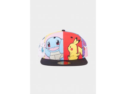 Pokémon - Multi Pop Art Snapback Cap (Barva Multicolor)