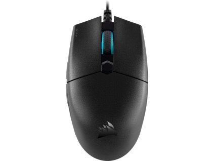 CORSAIR Katar PRO/Herná/Optická/Pre pravákov/12 400 DPI/Drôtová USB/Čierna