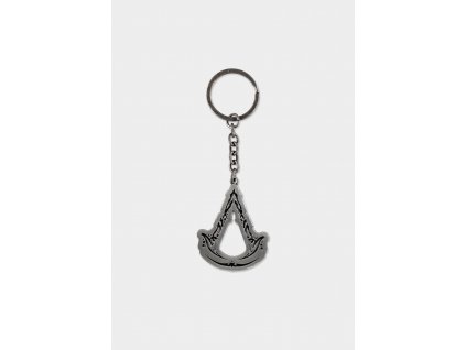 Assassin's Creed Mirage - 3D Metal Crest Keychain (Barva Silver)