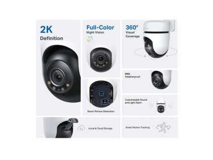 TP-Link Tapo C520WS - [Venkovní otočná IP kamera s WiFi, 4MP, 3.2mm]