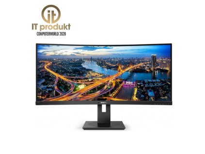 Philips 346P1CRH 34" VA LED 3440x1440 80 000 000:1 4ms 500cd HDMI DP USB-C(90W) CAM repro cierny