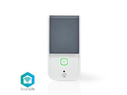 Nedis WIFIPO120EWT - SmartLife Chytrá Zásuvka | Wi-Fi | IP44 | Měřič spotřeby | 3680 W | Francie / Typ E (CEE 7/6) | -30 - 40 °C |