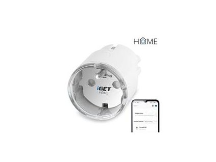 iGET HOME Power 1 - Wi-Fi zásuvka 230V s měřením spotřeby