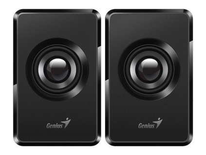 Genius repro SP-U125, přenosné repro, 2.0, 3W, USB napájení, 3,5mm jack, černé