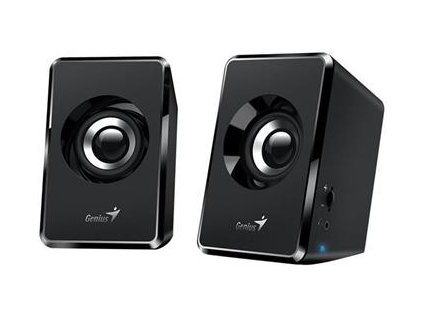 Genius repro SP-U125, přenosné repro, 2.0, 3W, USB napájení, 3,5mm jack, černé