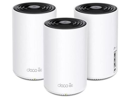 TP-Link Deco XE75 Pro(3-pack) - Multi-Gig 2,5 Gbps AXE5400 třípásmový Meshový Wi-Fi 6E systém, HomeShield (3-pack)