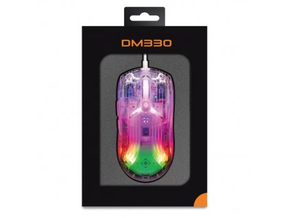 DELTACO GAM-159-T DM330, Herná myš, USB, trans
