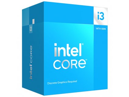 Intel® Core™i3-14100F processor, 3.50GHz,12MB,LGA1700, BOX, s chladičom