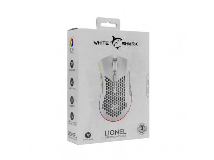 WHITE SHARK WGM-5012 LIO, Herná myš, bi