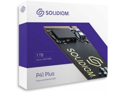 Solidigm P41 Plus Series (512GB, M.2 80mm PCIe 4.0, 3D4, QLC), retail