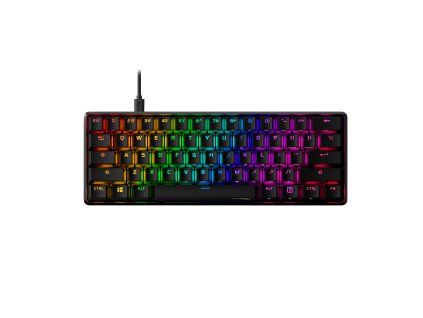 HyperX 60 Alloy Origins AQU Gaming Keyboard-US - Klávesnice
