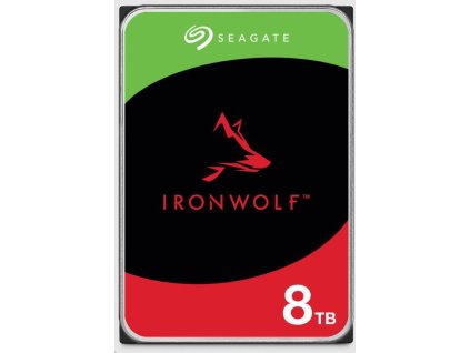 SEAGATE HDD 8TB IRONWOLF (NAS), 3.5", SATAIII, 7200 RPM, Cache 256MB, CMR