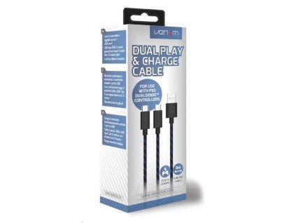 VENOM VS5002 Dual Play & Charge 3 meter Type-C cable