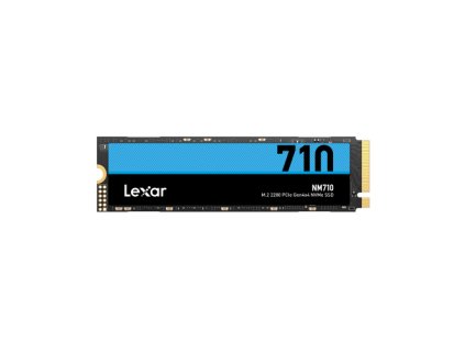 Lexar® 500GB NM710 PCIe Gen 4x4 M.2, up to 5000 MB/s read and 2600 MB/s write