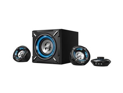 GENIUS GX GAMING SW-G2.1 1000LED, 2.1, 26W reproduktory - čierno-modré