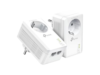 tp-link TL-PA7027P KIT, "AV1000 Gigabit Passthrough Powerline Starter KitKIT: 2× TL-PA7027PSPEED: 1000 Mbps Powerline