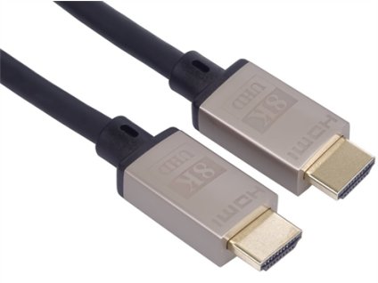 PremiumCord Ultra High Speed HDMI 2.1 kabel 8K@60Hz, kovové konektory 2m