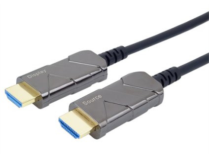 PremiumCord Ultra High Speed HDMI 2.1 optický fiber kabel 8K@60Hz, pozlátený 5m