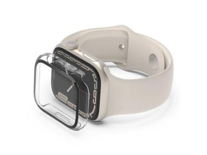 Belkin ochrana displeje ScreenForce 2v1 pro Apple Watch Série 4/5/6/SE/7/8/9, 44/45mm, průhledné - NOVÁ VERZE