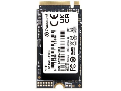 Transcend MTE410S 1TB SSD disk M.2 2242, NVMe PCIe Gen4 x4 5000MB/s R 3500MB/s W