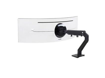 ERGOTRON HX Desk Monitor Arm with HD Pivot (matte black), stolní rameno pro zakřivené monitory až 49" černé