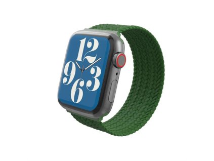 GEAR4 remienok Braided M 150-165 cm pre Apple Watch 38/40/41mm - Forest Green