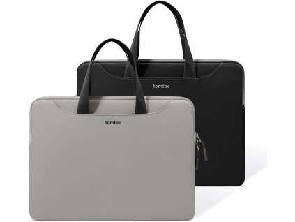 TOMTOC DUAL Sleeve for MacBook 13,5", black/gray