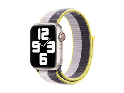 Devia remienok Nylon Braided Two-Tone Loop pre Apple Watch 40/41/42mm - Lilac
