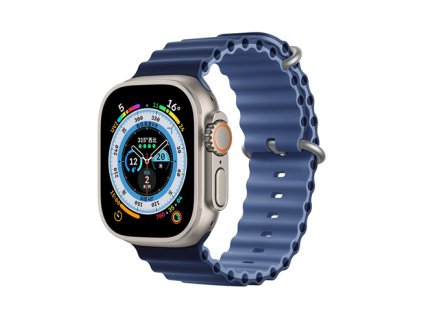 Devia remienok Deluxe Series Sport6 Silicone Two-tone Band 40/41mm - Light/Deep Blue