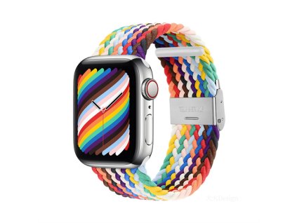 Devia remienok Deluxe Series Sport4 Nylon Braided Adjustable Band 40/41/42mm - Rainbow