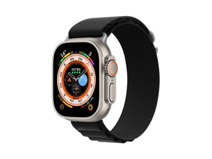 Devia remienok Deluxe Series Sport5 Nylon Braided Adjustable Band 40/41mm - Black