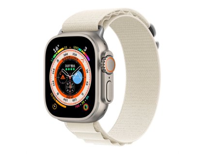 Devia remienok Deluxe Series Sport5 Nylon Braided Adjustable Band 44/45/49mm - White