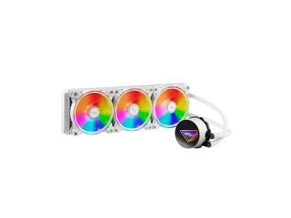 XPG Levante X 360 vodné chladenie CPU, RGB, biela