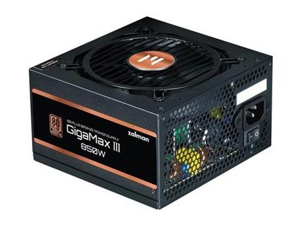 ZALMAN GigaMax III 850W Zdroj, ATX, 850W, aktivní PFC, 120mm ventilátor, 80PLUS Bronze