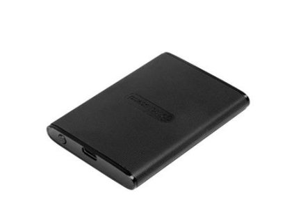 Transcend ESD270C 250GB USB 3.1 Gen2 (USB-C) Externí SSD disk (3D TLC), 520MB/R, 460MB/W, kompaktní rozměry, černý