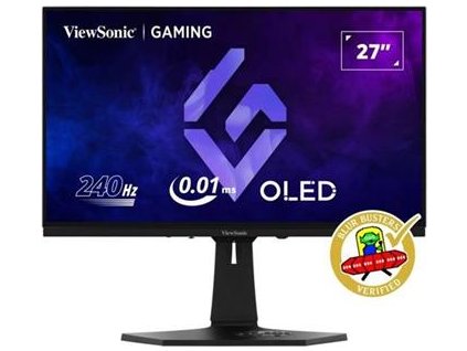 Viewsonic XG272-2K-OLED 27" 2K QHD OLED 2560x1440/450cd/0,02ms/240Hz/2xHDMI/DP/USB-C/USB-A,B/VESA/Repro