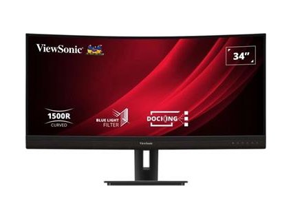 Viewsonic VG3456C 34" Curved Panel VA UWQHD/3440x1440/3000:1/5ms/HDMI/DP/USB-C/USB-A,B/LAN/VESA/Repro