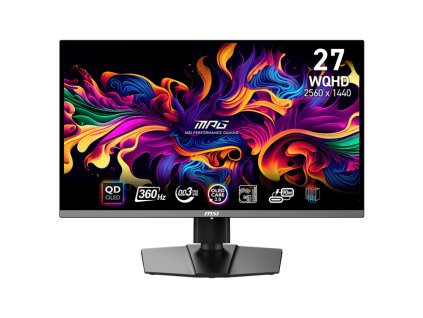 MSI MPG/271QRX/26,5''/QD-OLED/QHD/360Hz/0,03ms/Black/2R