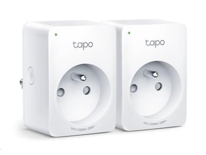 TP-Link Tapo P100(2-pack) chytrá WiFi mini zásuvka (2300W,10A,2,4 GHz,BT)