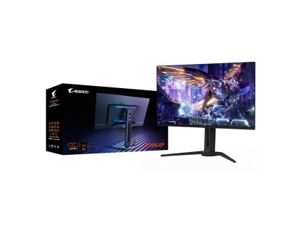 GIGABYTE LCD - 32" Gaming monitor AORUS FO32U2P, OLED, 3840 x 2160 UHD, 240Hz, 1.5M:1, 250cd/m2, 0.03ms, 2xHDMI, 1xDP